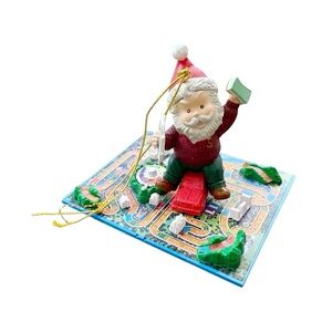 Vintage 1997 Enesco Hasbro Santa Clause Life Board Game Ornament
